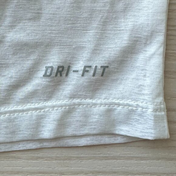 White Nike DriFit Strappy Athletic Tank Top - Picture 6 of 8